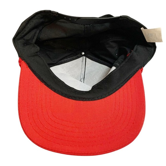 Vintage Neufeld Petroleum Propane Chemicals Trucker Hat with Braid Black Red - Picture 7 of 8